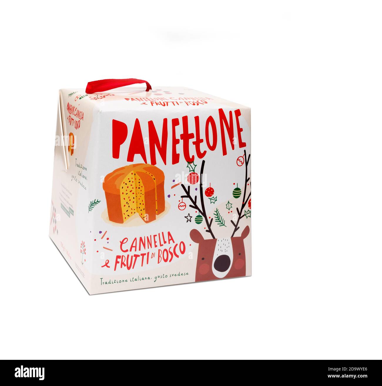 Panettone natalizio IKEA con cannella e frutti di bosco Foto Stock