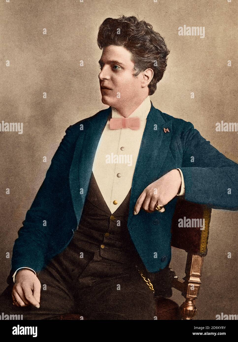 Ritratto di Pietro Mascagni (1863-1945) Foto Stock