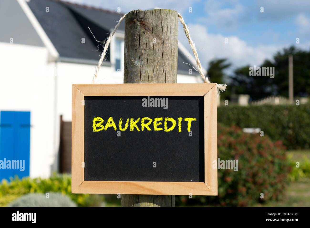 Un prestito di costruzione per la vostra propria casa Foto Stock