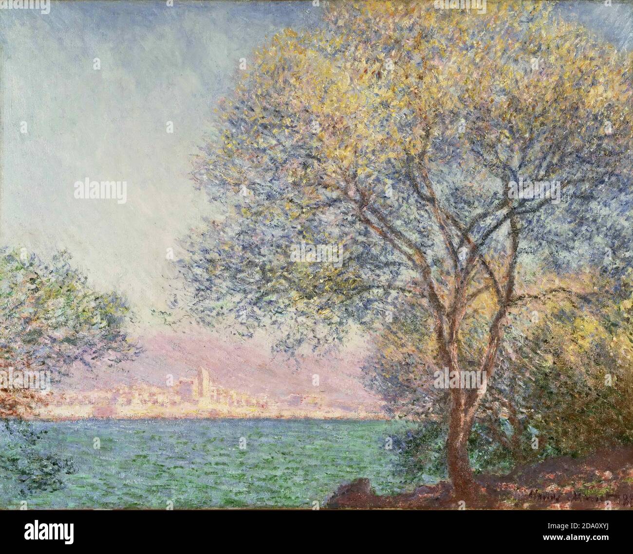 Claude Monet, francese, 1840-1926 -- mattina ad Antibes. 1888. Foto Stock