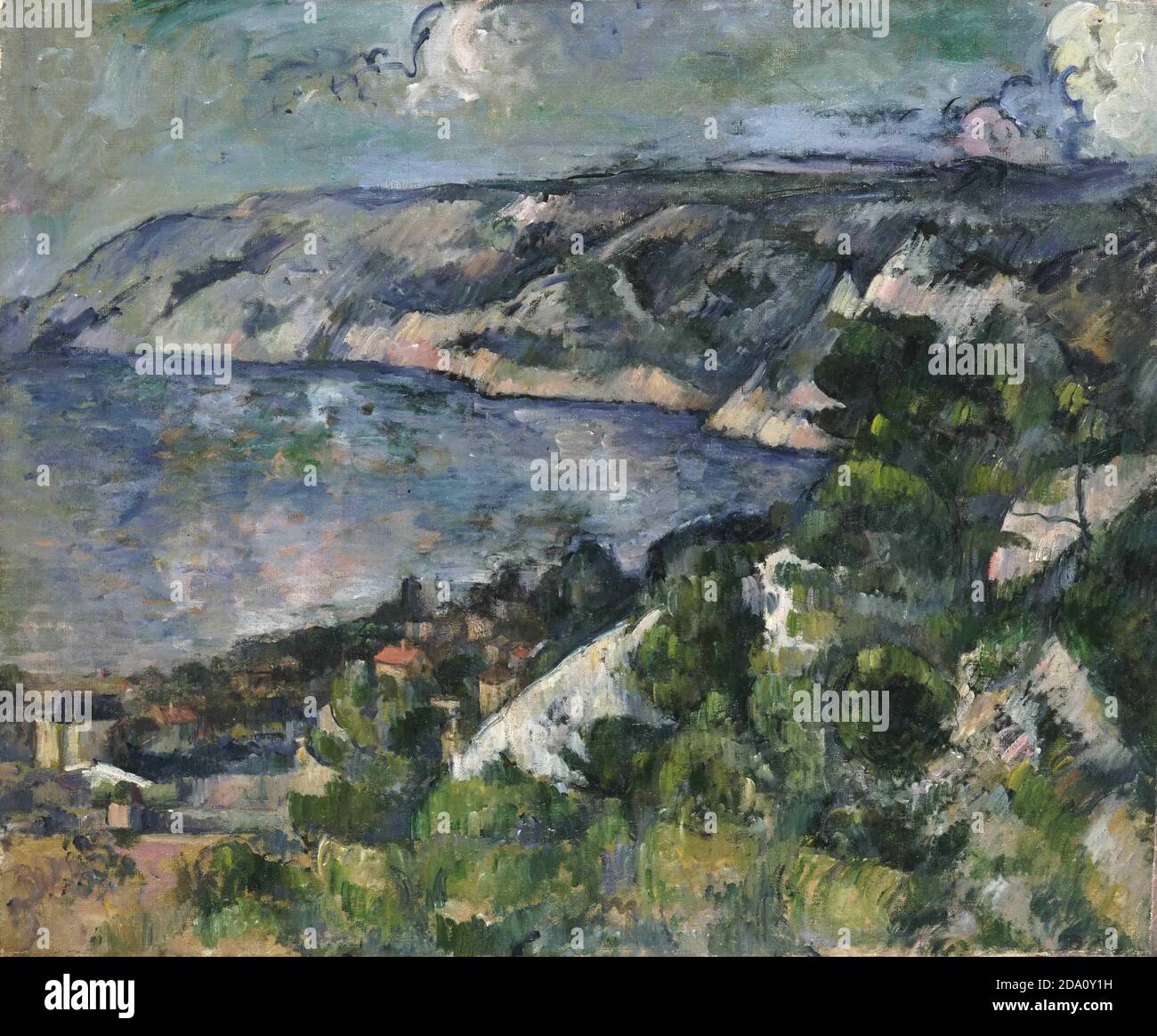 Paul Cezanne, francese, 1839-1906 -- Baia di l'Estaque. Foto Stock