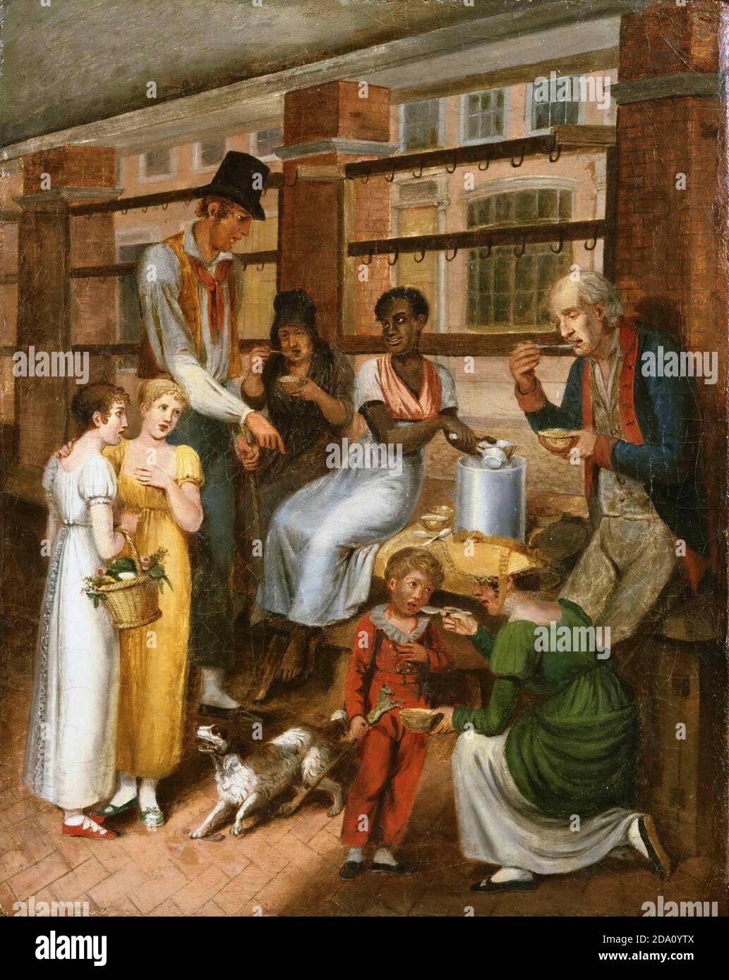 John Lewis Krimmel (Johann Ludwig Krimmel), americano (Germania), 1786-1821 Foto Stock