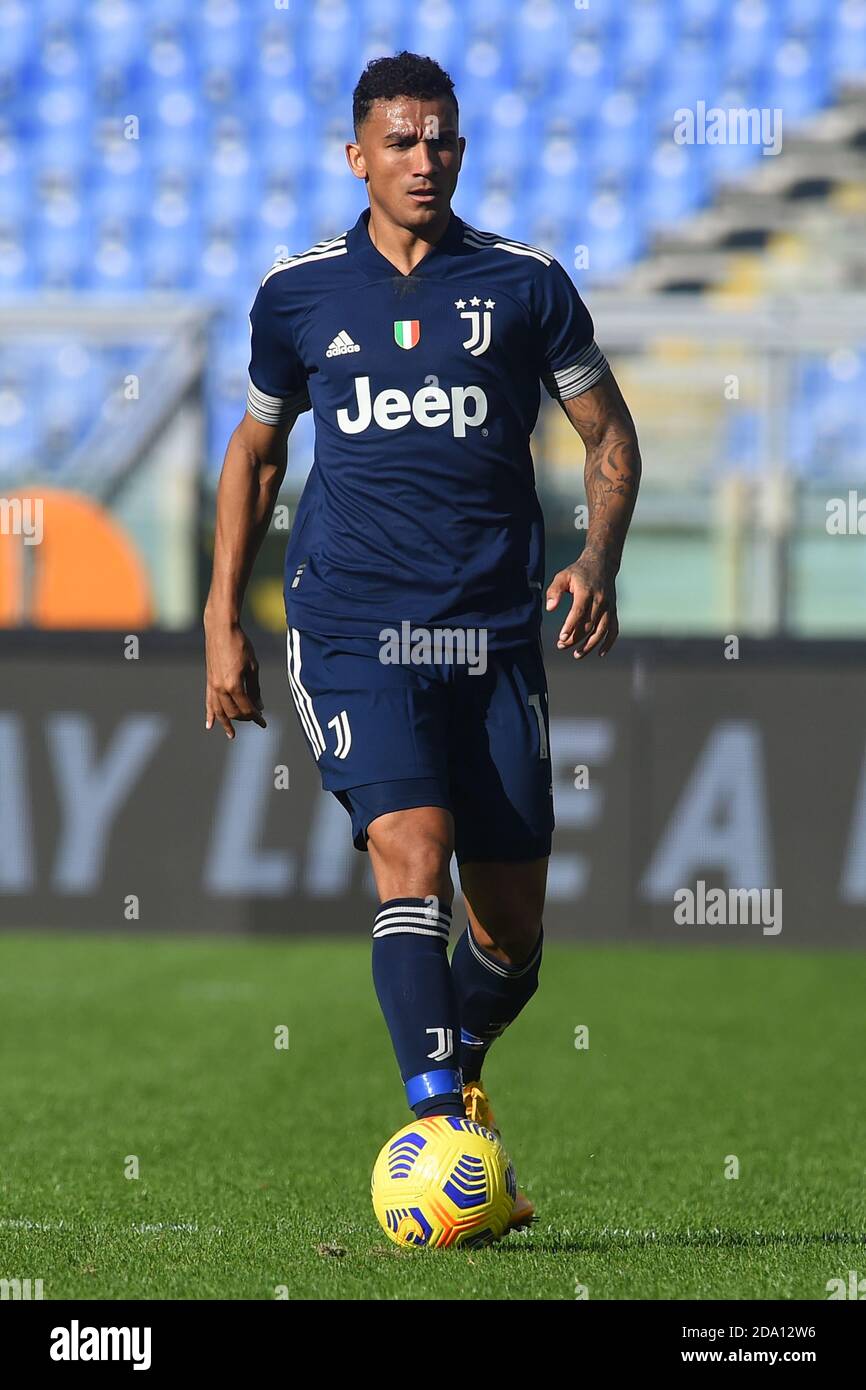 Roma, Ita. 8 novembre 2020. Danilo di Juventus, Lazio contro Juventus, Serie A Credit: Agenzia fotografica indipendente/Alamy Live News Foto Stock