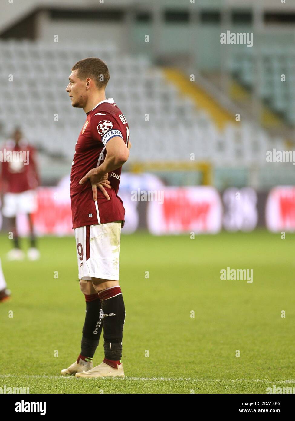 Torino, Italia. 8 novembre 2020. 09 Andrea Belotti (Torino FC) durante Torino FC vs FC Crotone, Serie calcistica italiana A match a torino, Italia, Novembre 08 2020 Credit: Independent Photo Agency/Alamy Live News Foto Stock