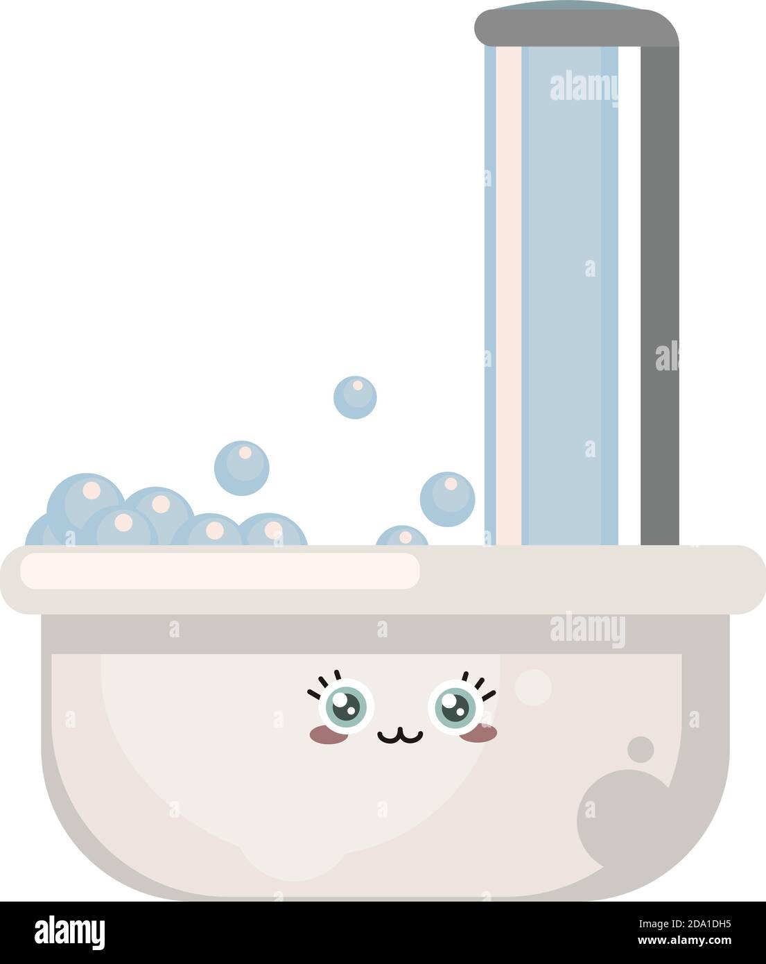 Bagno caldo, illustrazione, vettore su sfondo bianco Illustrazione Vettoriale