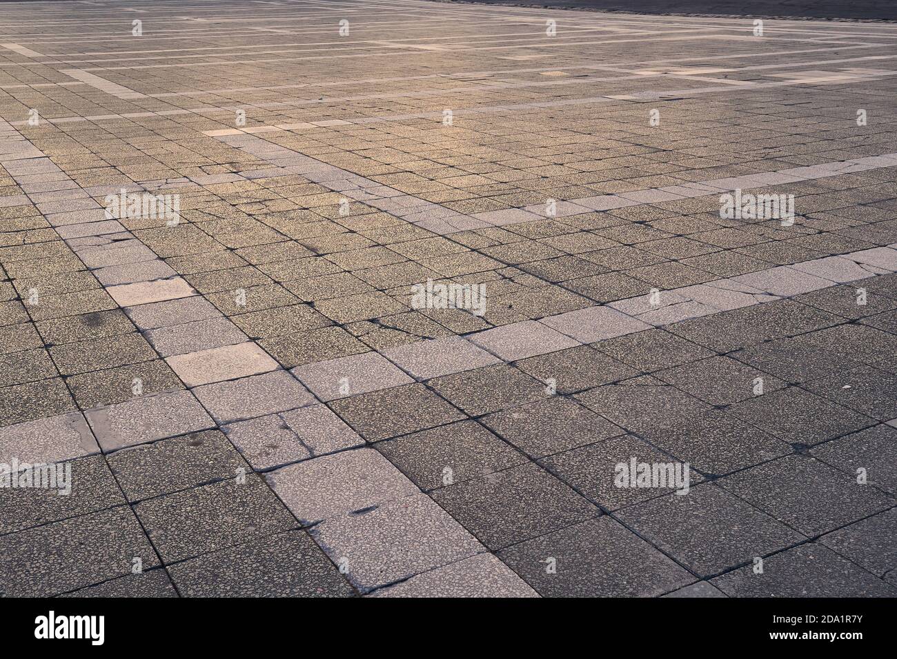 Pavimentazione di pietra Pattern Foto Stock