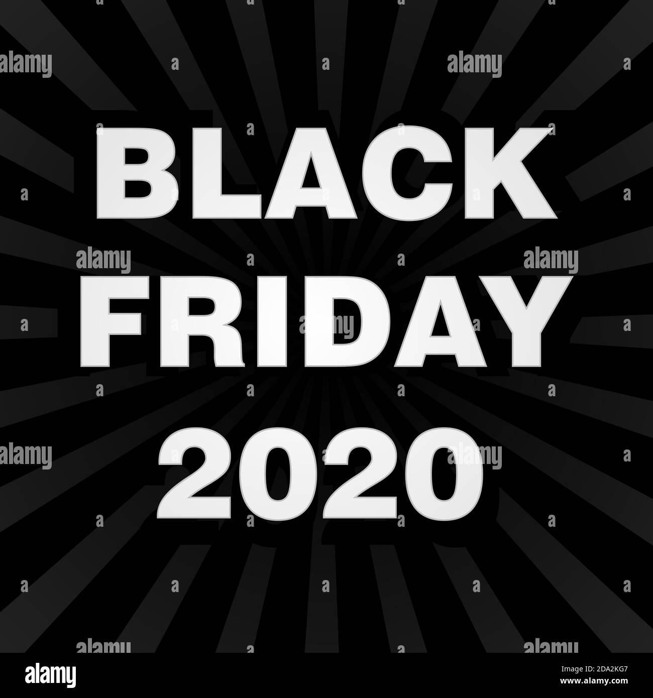 Banner di testo per la vendita del black friday Illustrazione Vettoriale
