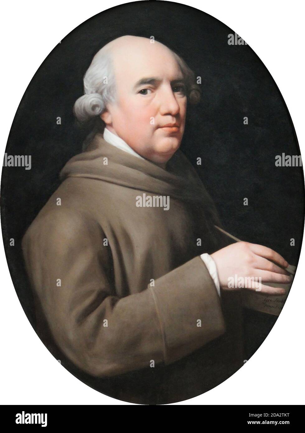 GEORGE STUBBS (1724-1806) artista inglese, meglio conosciuto per i suoi dipinti di cavalli. Foto Stock