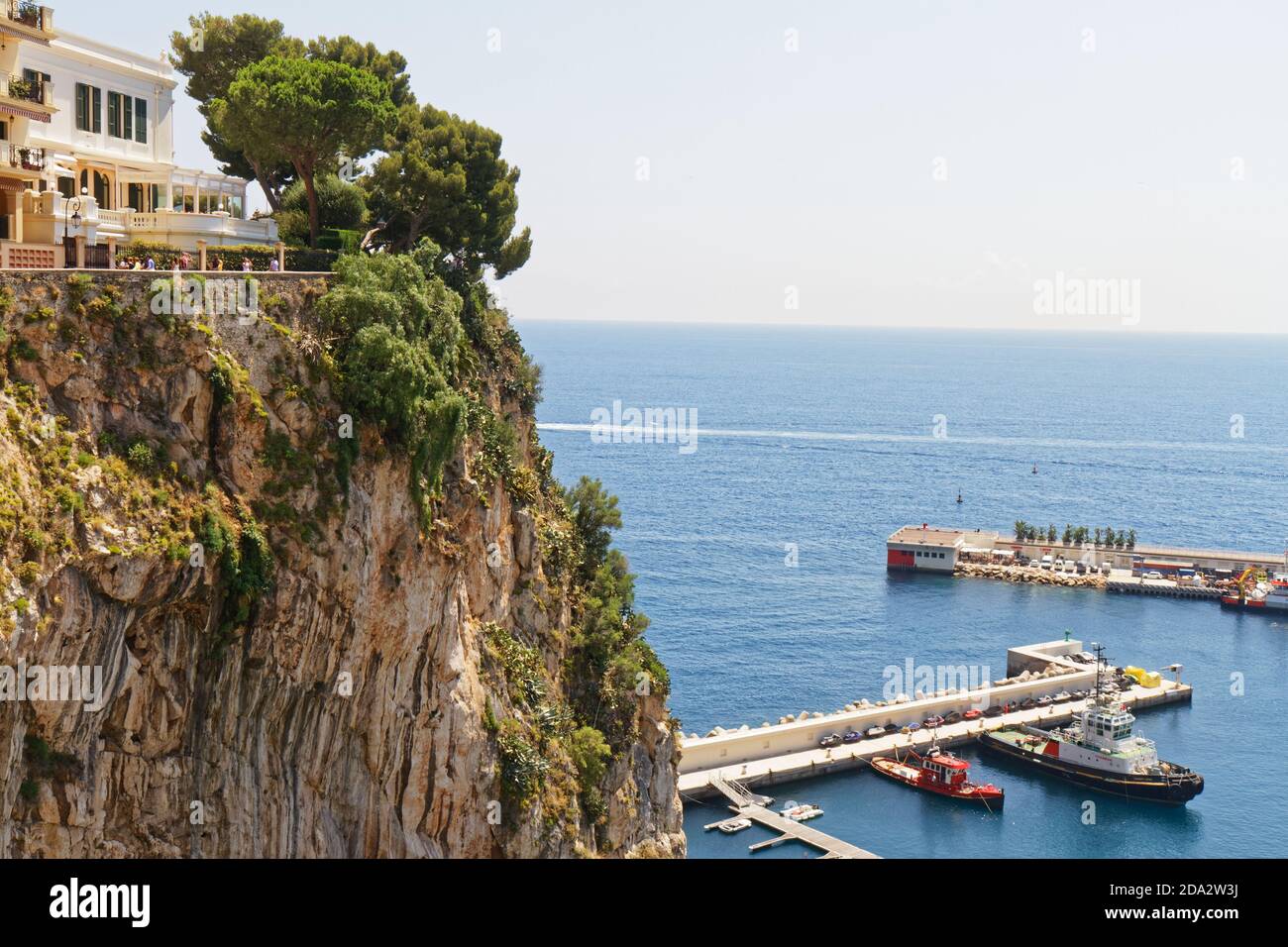 Monaco - Porto di Fonvieille Foto Stock