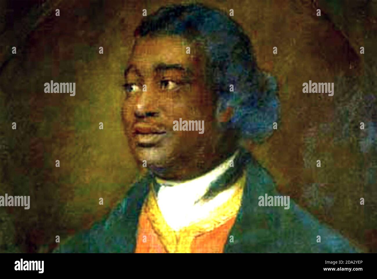 IGNATIUS SANCHO c 1729-1780) scrittore e compositore britannico Foto Stock