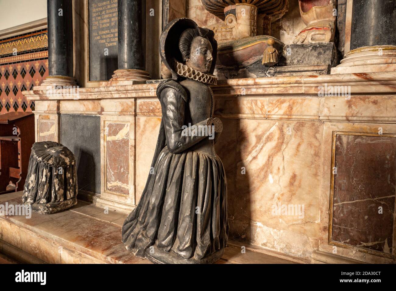 Memoriale a Sir Michael Stanhope, Sudbourne Church, Suffolk, Inghilterra Foto Stock