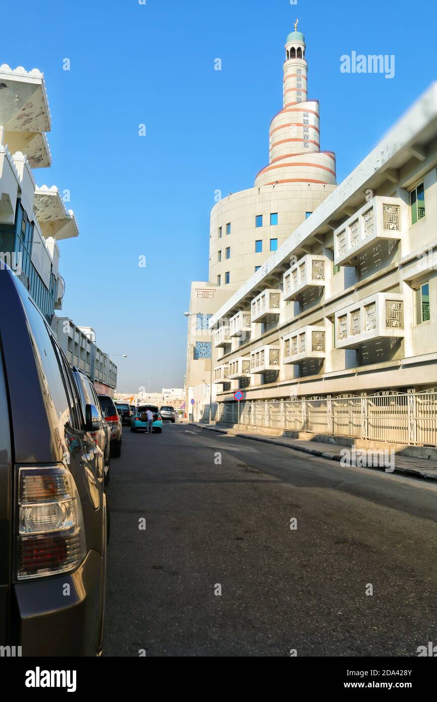 Vista di Fanar, è una delle più importanti destinazioni turistiche in Qatar Foto Stock
