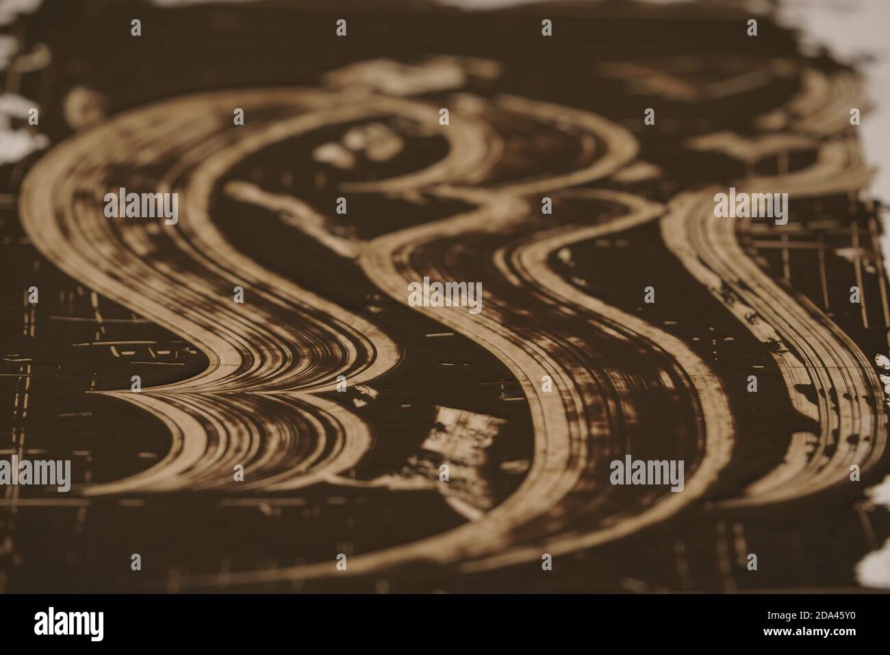 Pittura di Calligraphy Foto Stock