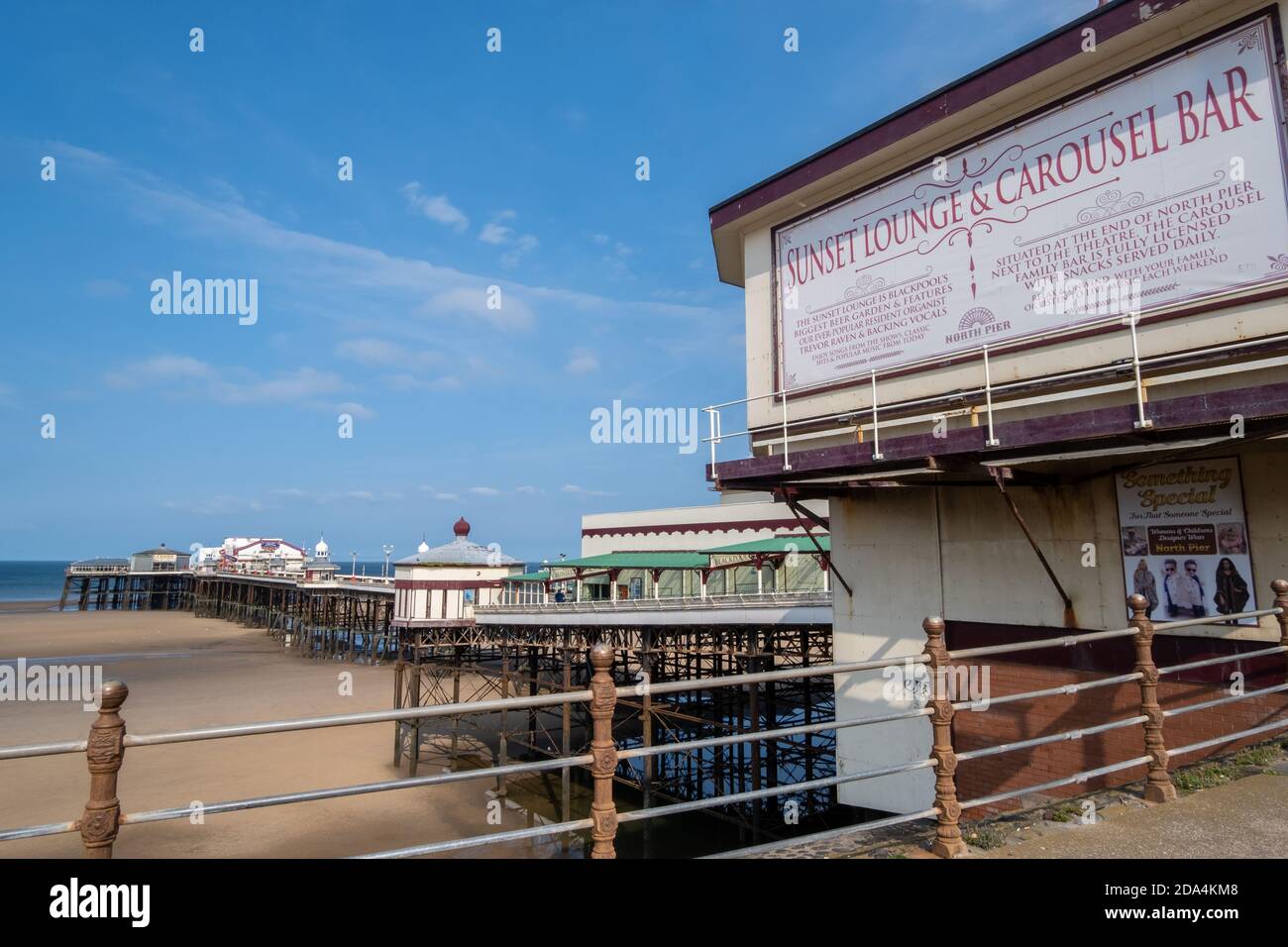 The North Pier a Blackpool Agosto 2020 Foto Stock
