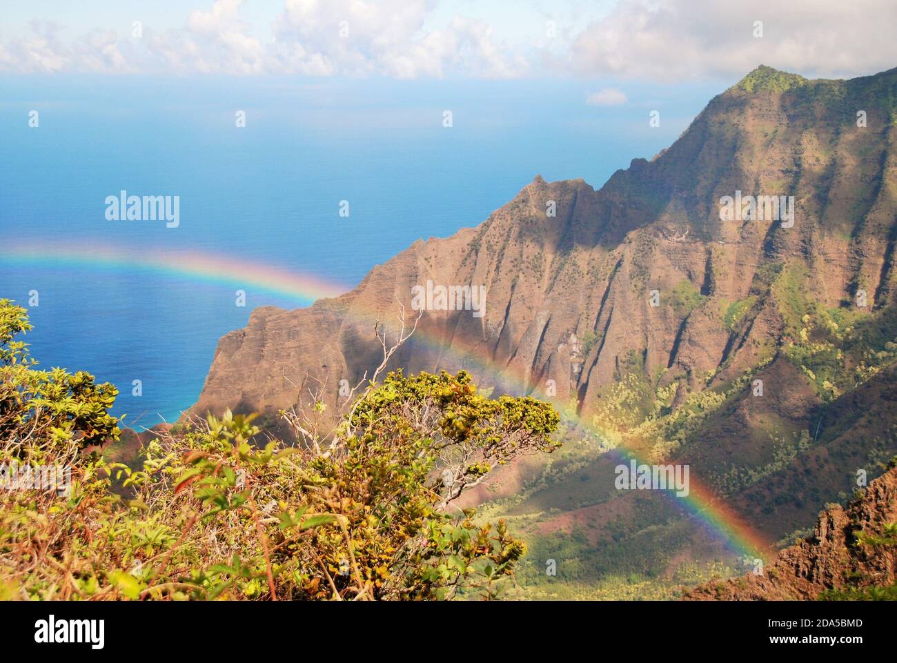 Costa di nā Pali Foto Stock