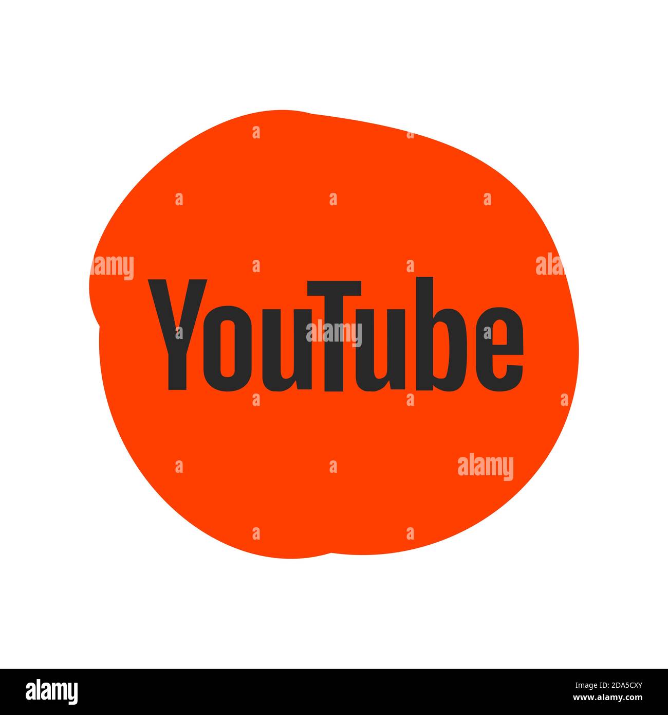 Logo YouTube. YouTube è un sito web di condivisione video di Google. App YouTube . Kharkiv, Ucraina - Ottobre, 2020 Foto Stock