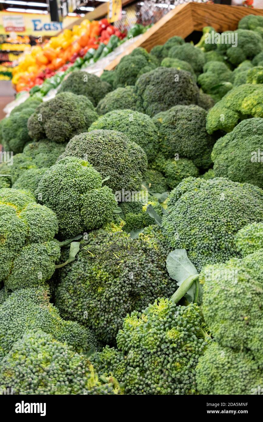 Produzione Sezione, Fairway Super Market, New York City, Stati Uniti Foto Stock