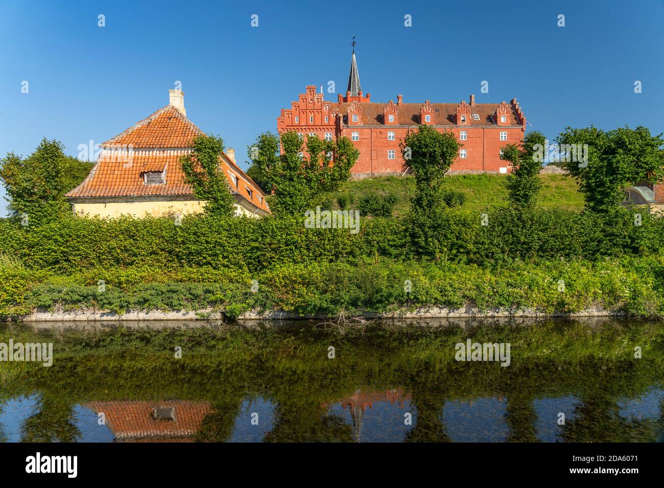 Castello di Dänemark, Langeland,  , Europa | Castello di Tranekaer, Isola di Langeland, Danimarca, Europa Foto Stock