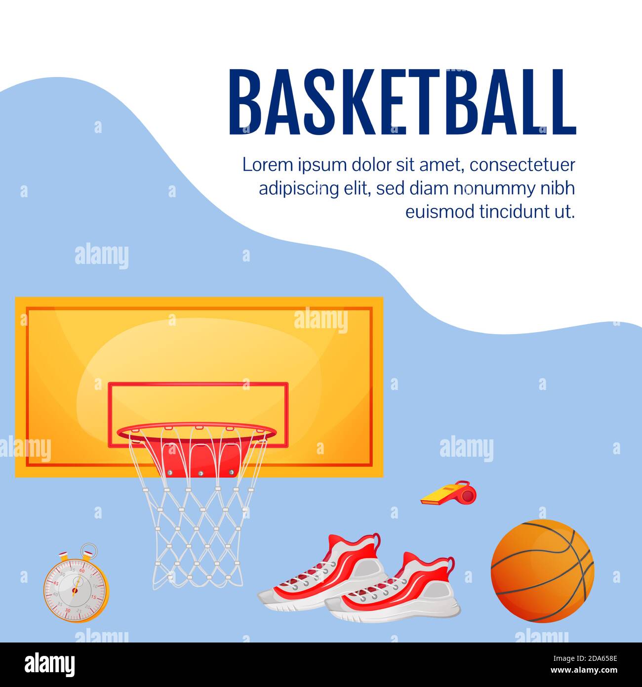 Outfit per il training post mockup sui social media Illustrazione Vettoriale
