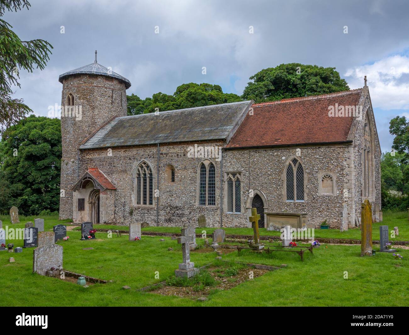 St Nicholas Church, Shereford, Norfolk, Inghilterra, Regno Unito Foto Stock