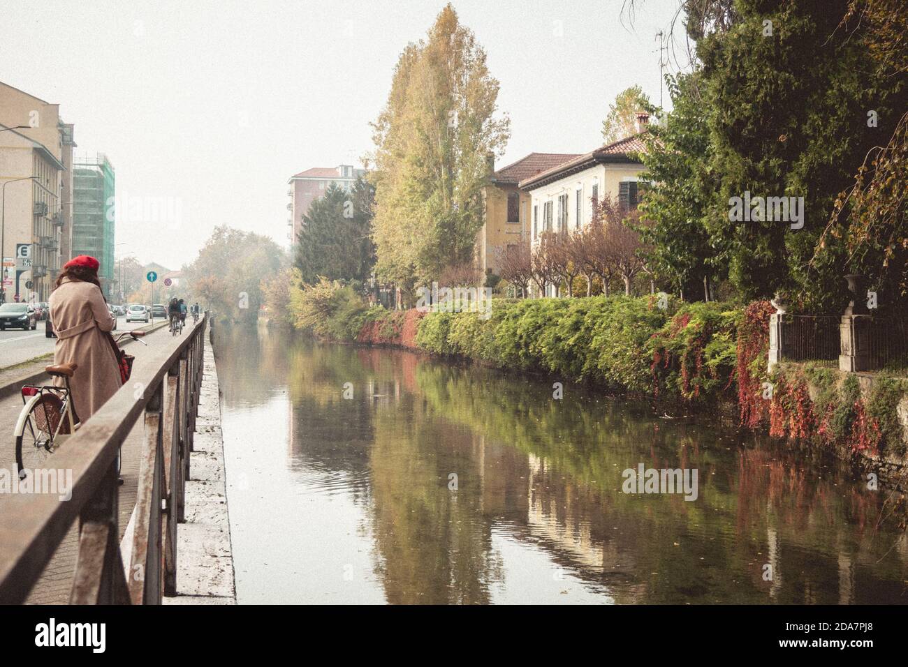 Autunno a Milano Autunno a Milano Foto Stock