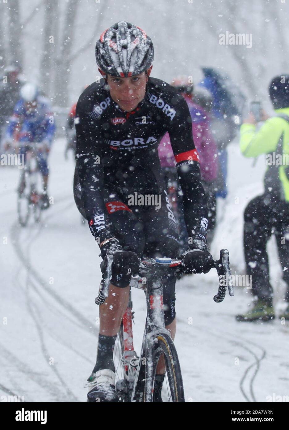 Bora - Argon 18 durante il Tirreno Adriatico 2015 5eme Stage Esanatoglia › Terminillo il 14 2015 marzo a Esanatoglia , Italie - Photo Laurent Lairys / DPPI Foto Stock