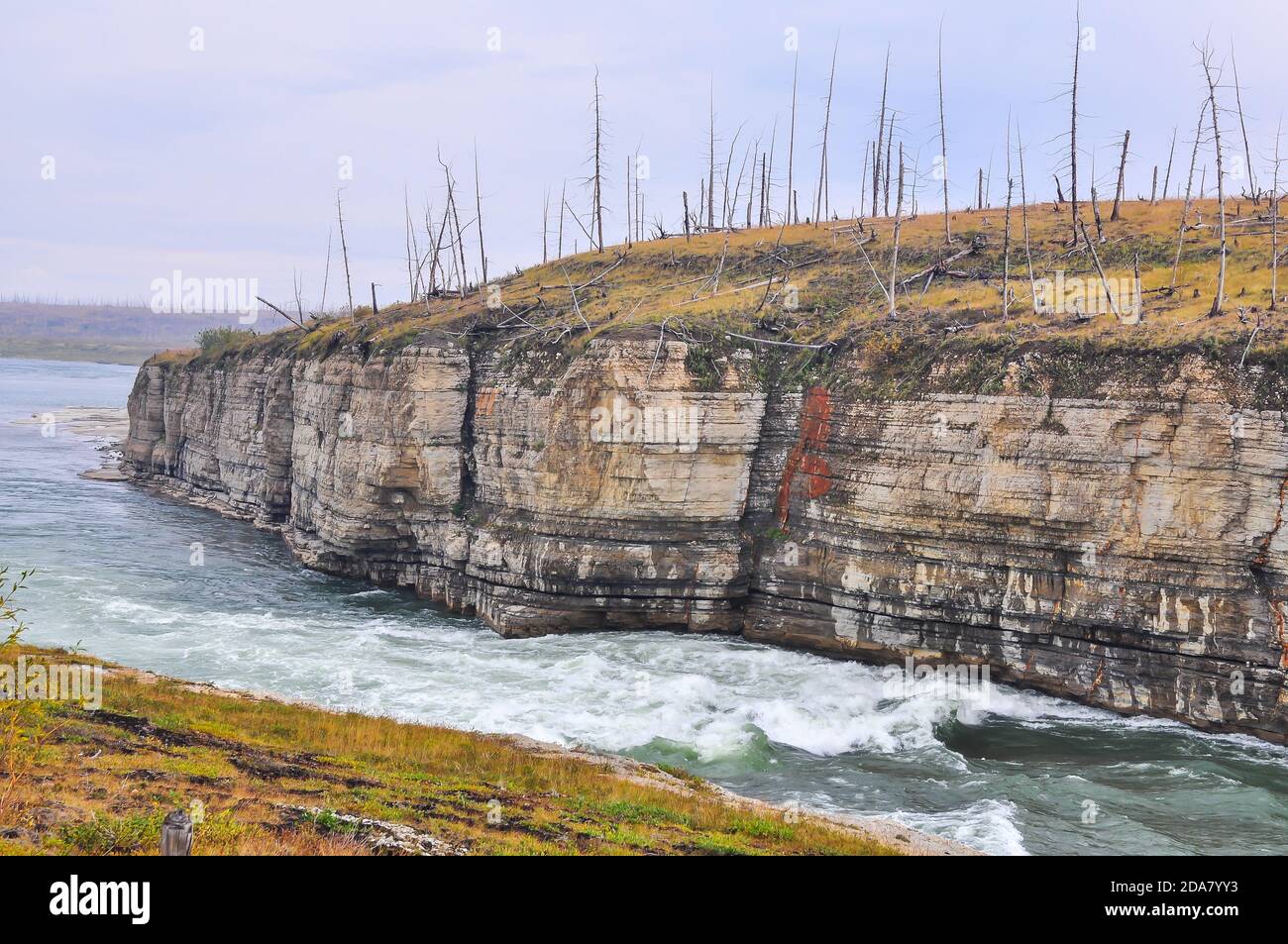 Altopiano di Putorana. Paesaggio di una regione inaccessibile nel nord della Siberia orientale. Foto Stock