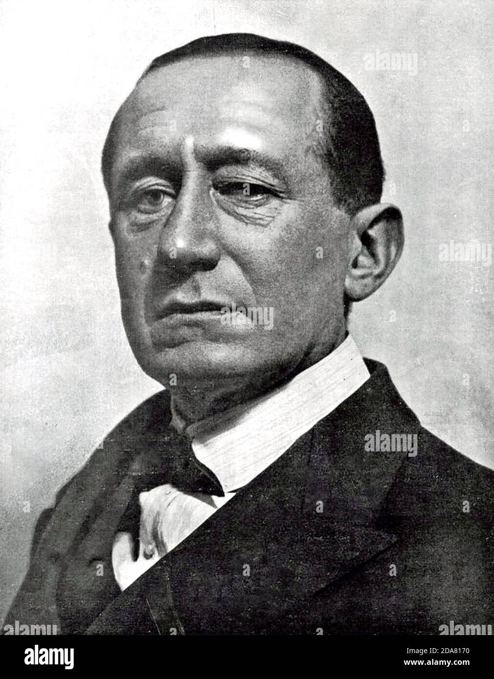 GUGLIELMO MARCONI (1874-1937) inventore e ingegnere elettrico italiano, pioniere delle comunicazioni radio a lunga distanza. Foto Stock