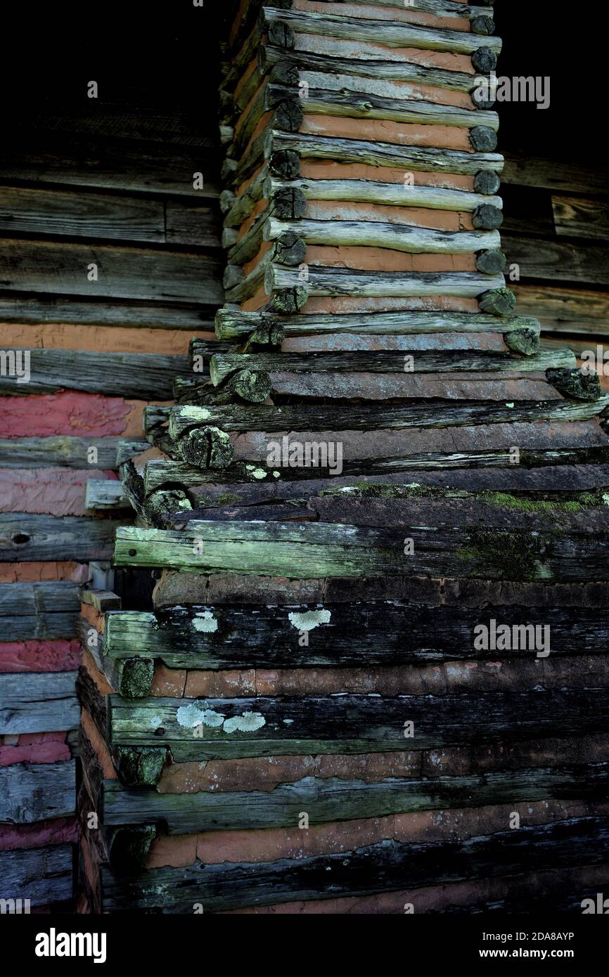 Kelly House, sul campo di battaglia di Chickamauga in Georgia, USA Foto Stock