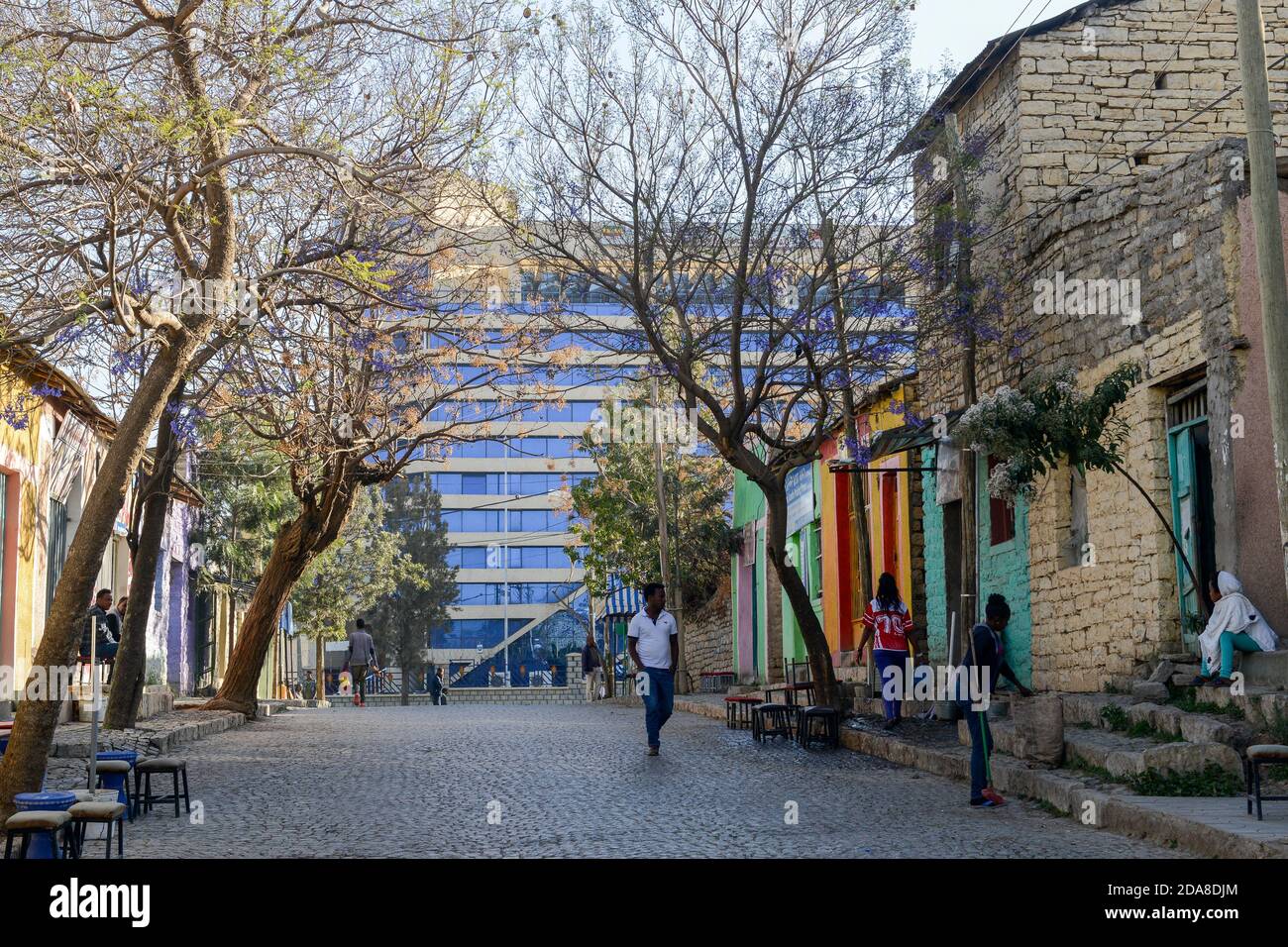 ETIOPIA / AETHIOPIEN, Tigray, Mekele, Altstadt Foto Stock