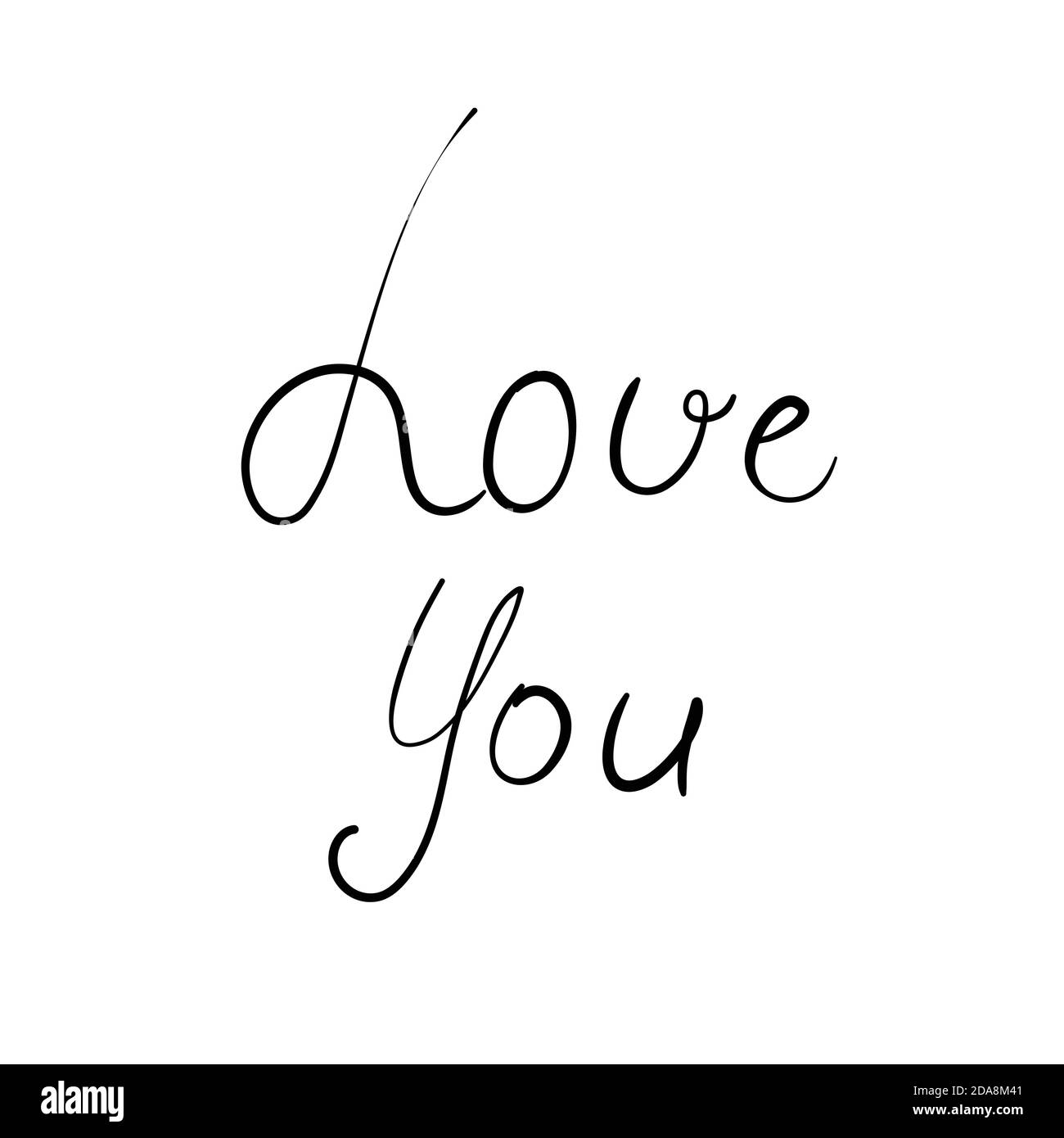 I Love You Images For Her Love You Originale Scritta A Mano Personalizzata -- Calligrafia Fatta A  Mano, Vettore Tipografia Di Sfondo Overlay Per Cartoline Fotografiche  Romantiche O Inviti Di Partito Immagine E Vettoriale - Alamy