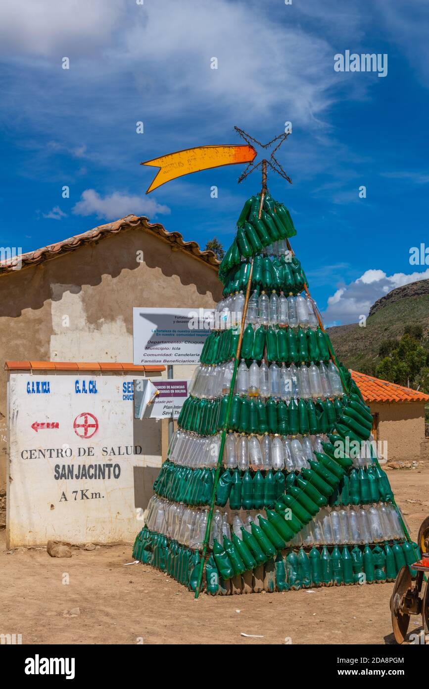 Piccolo villaggio di Candelaria, departimento Sucre, Bolivia, America Latina Foto Stock