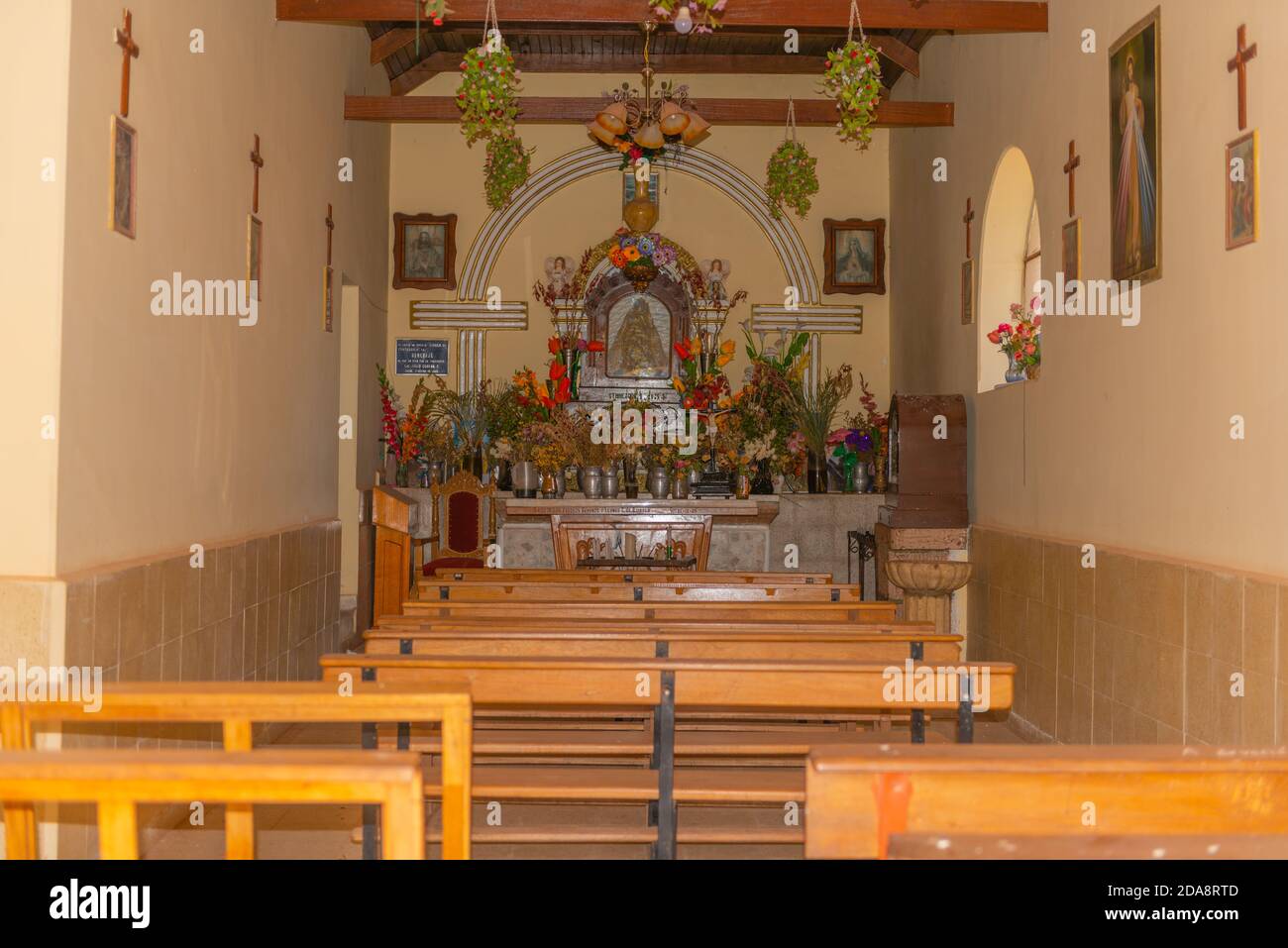 Cappella di pietra di Chataquila, departimento de Chuquisaca, montagne andine, Cordillera Centrale, Bolivia, America Latina Foto Stock