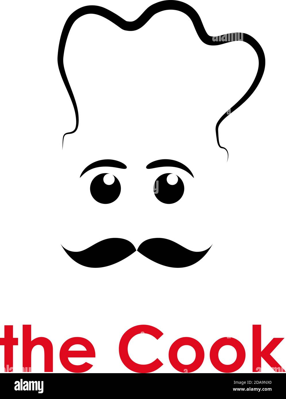 Vettore segno il Cook, ristorante Illustrazione Vettoriale