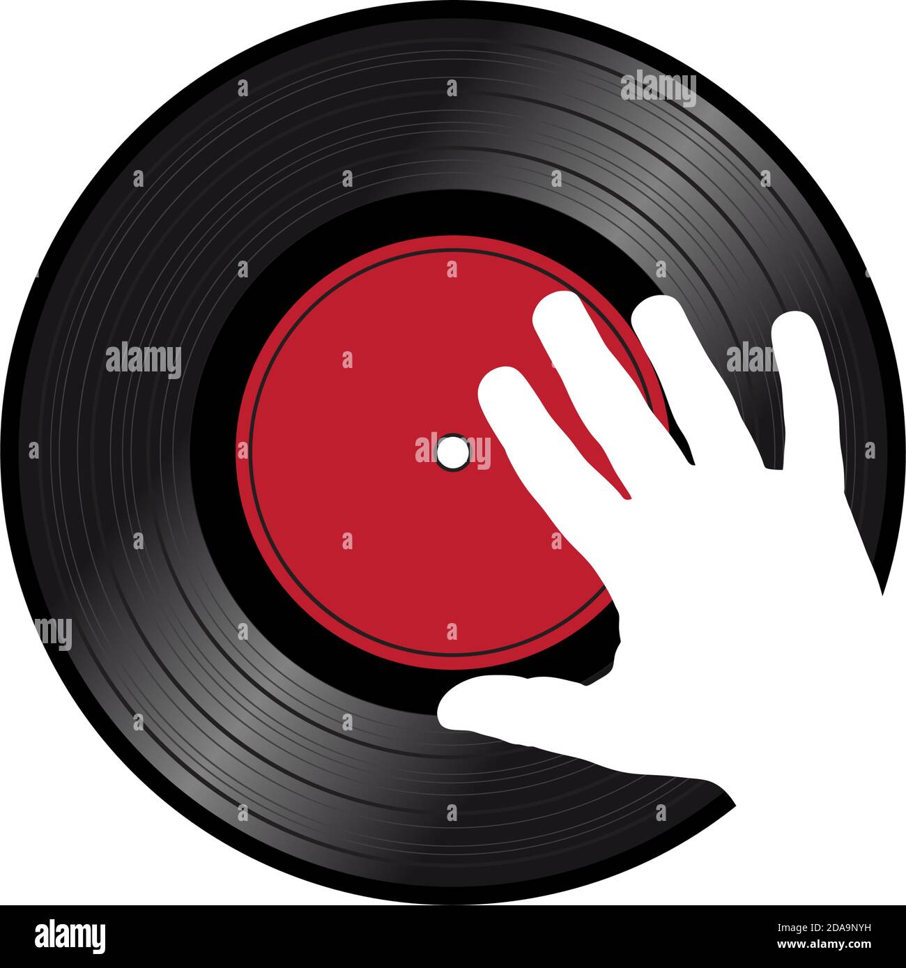 Musica e suono dei segni vettoriali Illustrazione Vettoriale