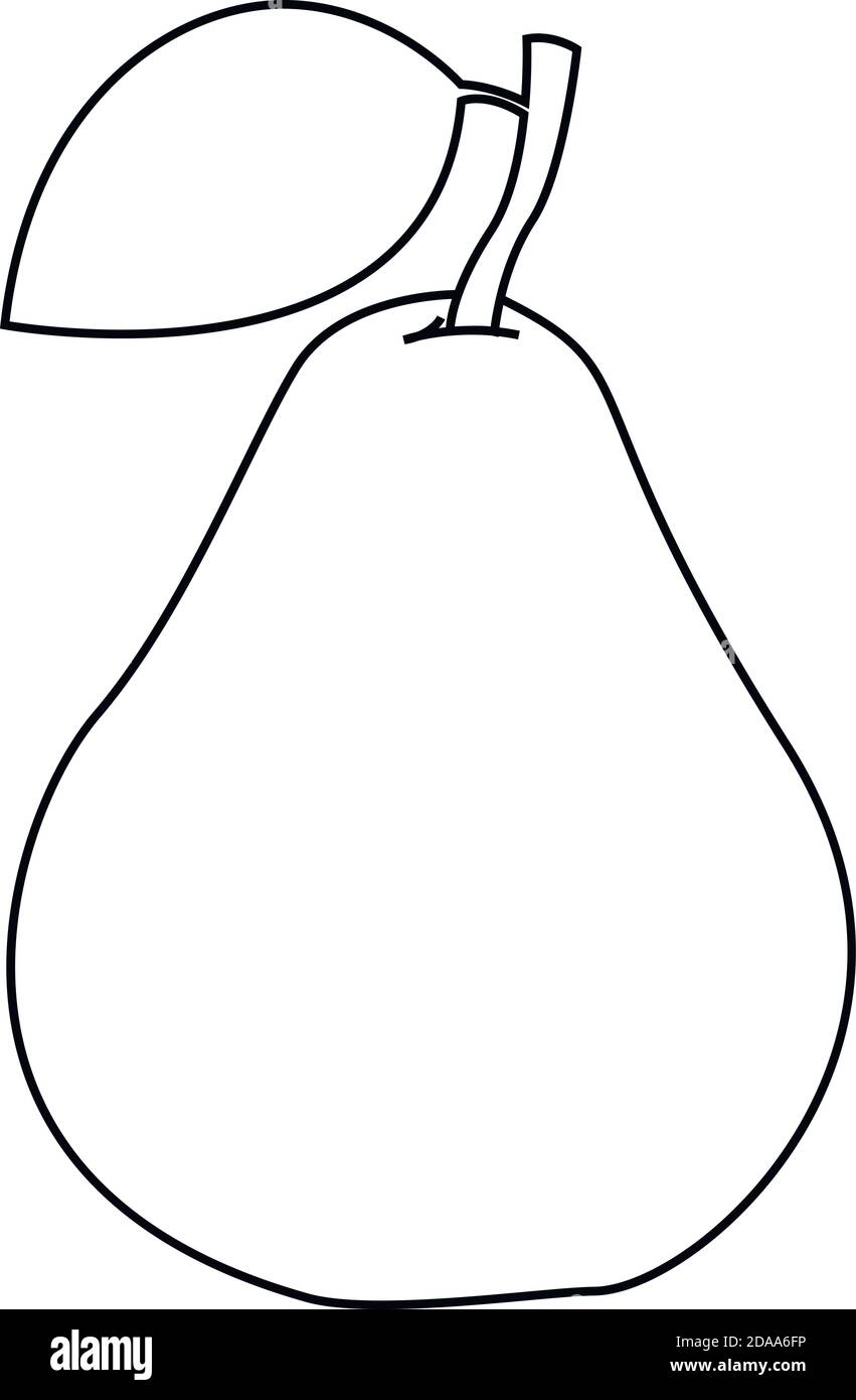 pero di linea isolato su sfondo bianco. Illustrazione vettoriale Illustrazione Vettoriale