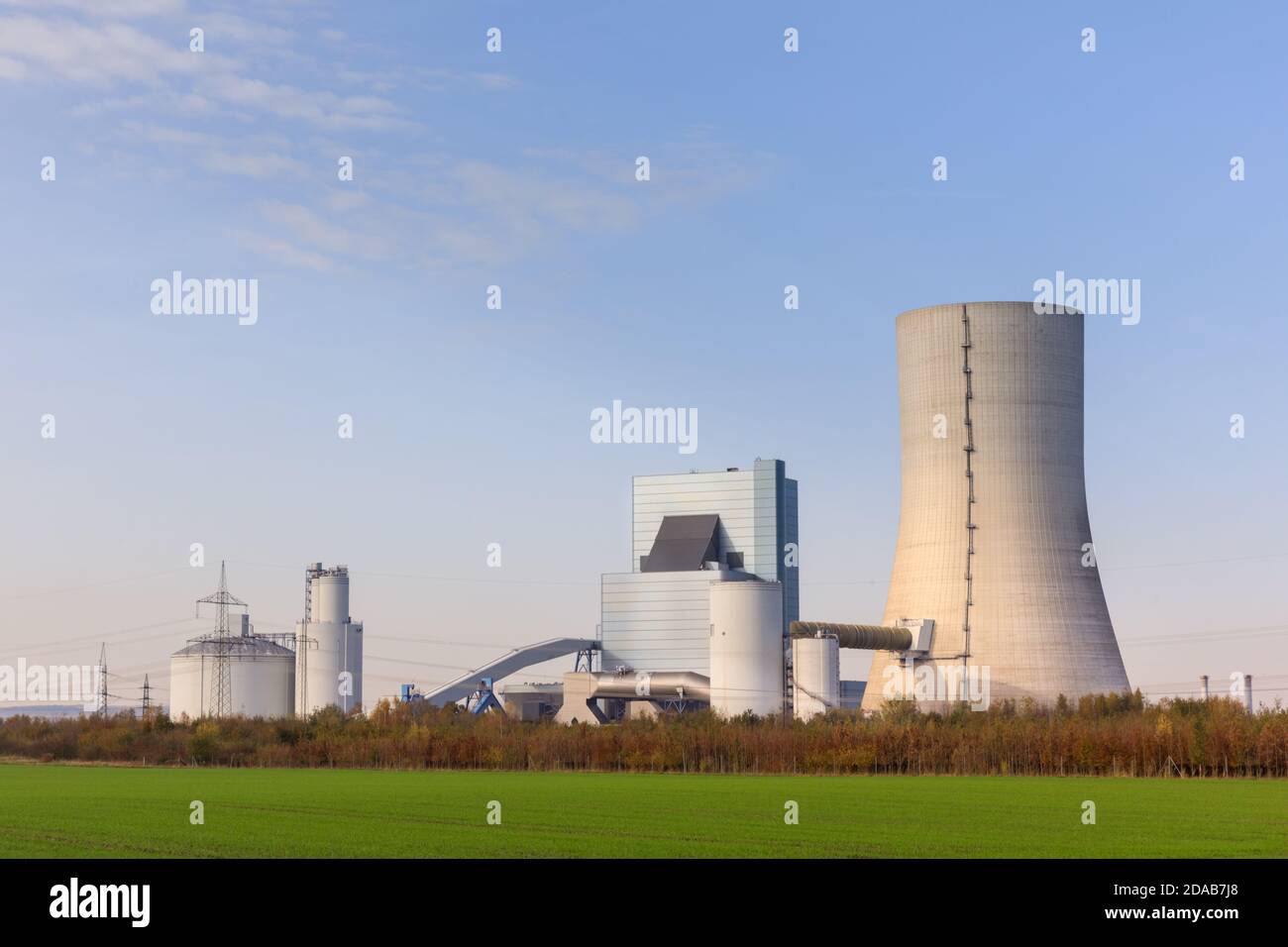 Datteln 4 centrale elettrica, ultima centrale a carbone da costruire, aperta 2020, Datteln, NRW, Germania Foto Stock