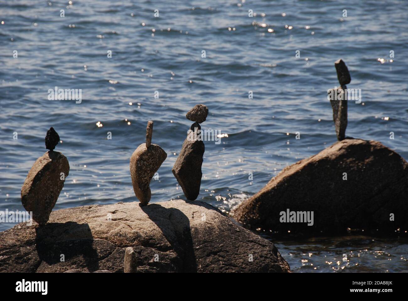 Rocce equilibrati Foto Stock