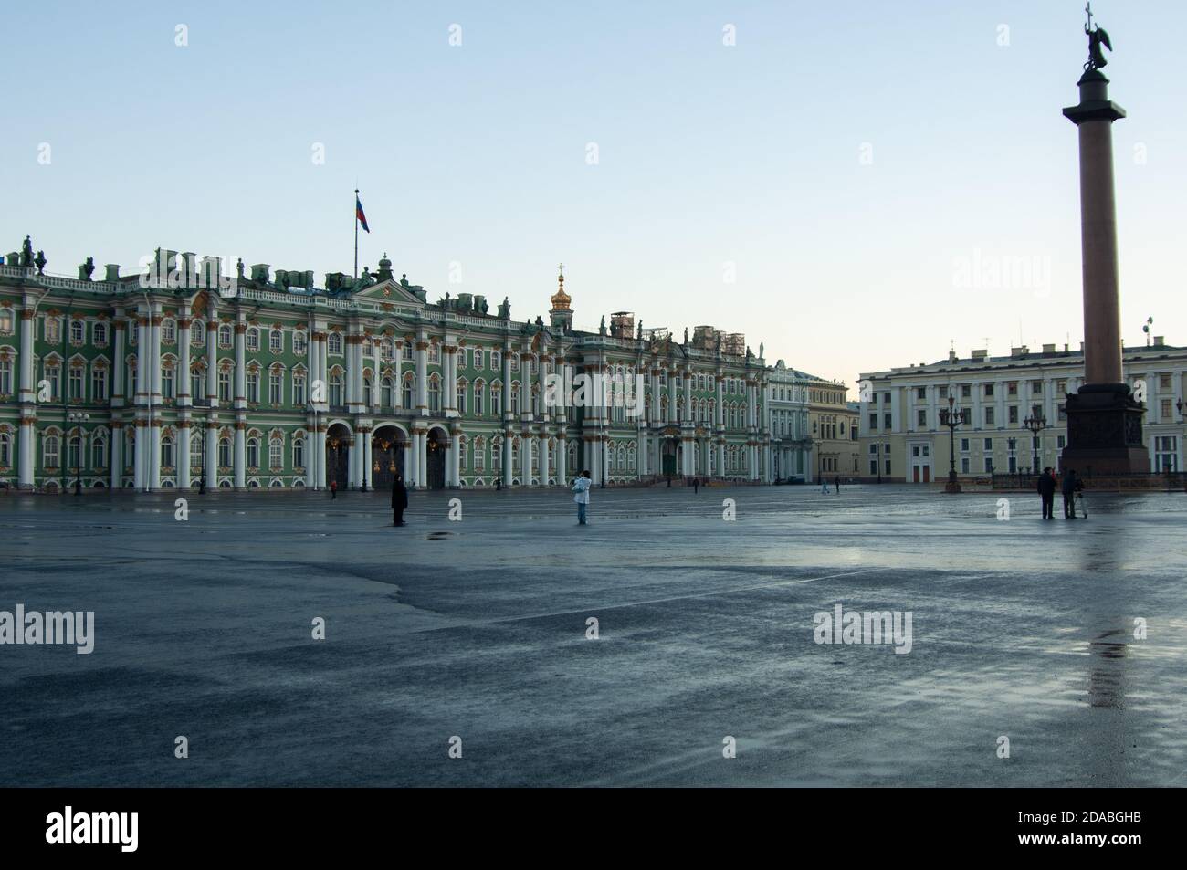 La Piazza del Palazzo San Pietroburgo Russia Foto Stock