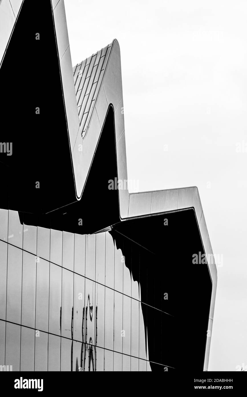 Casa geometrica Foto Stock