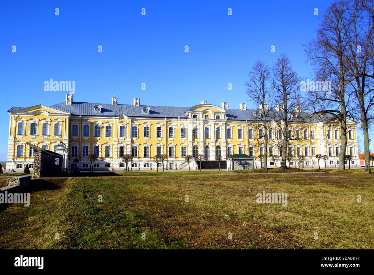 Rundale Palace a Pilsrundale, Lettonia Foto Stock