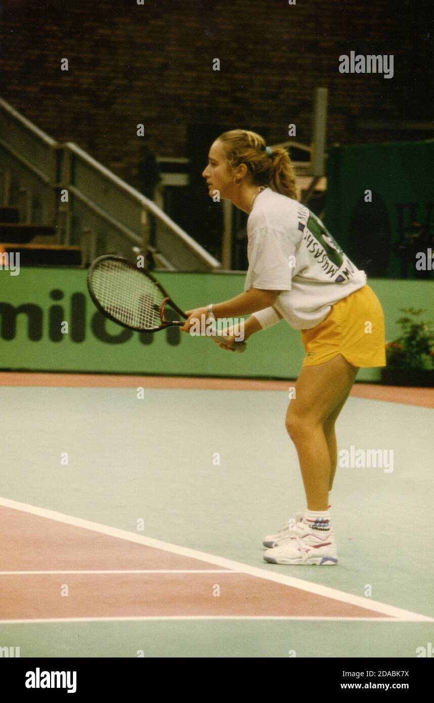 Tennista bulgaro Magdalena Maleeva, anni 2000 Foto Stock