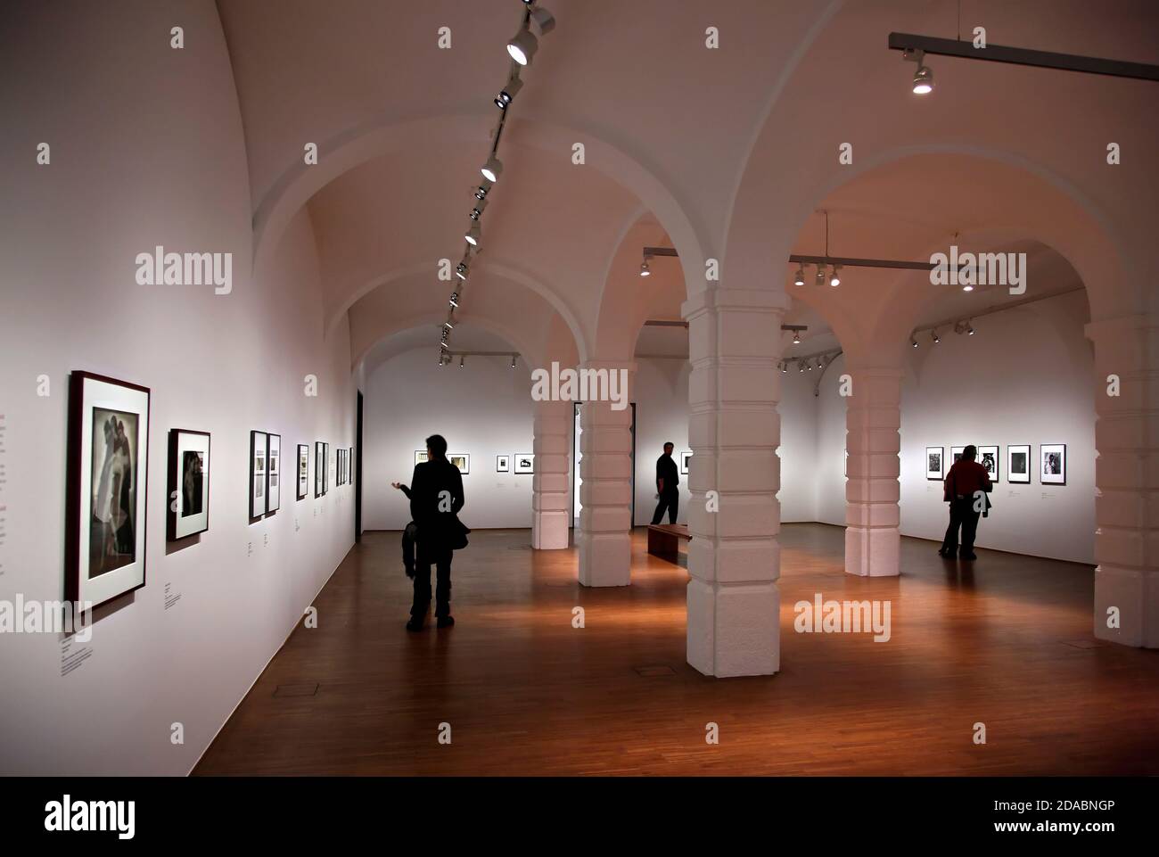 Mostra fotografica al museo Albertina, Vienna, Austria. Foto Stock