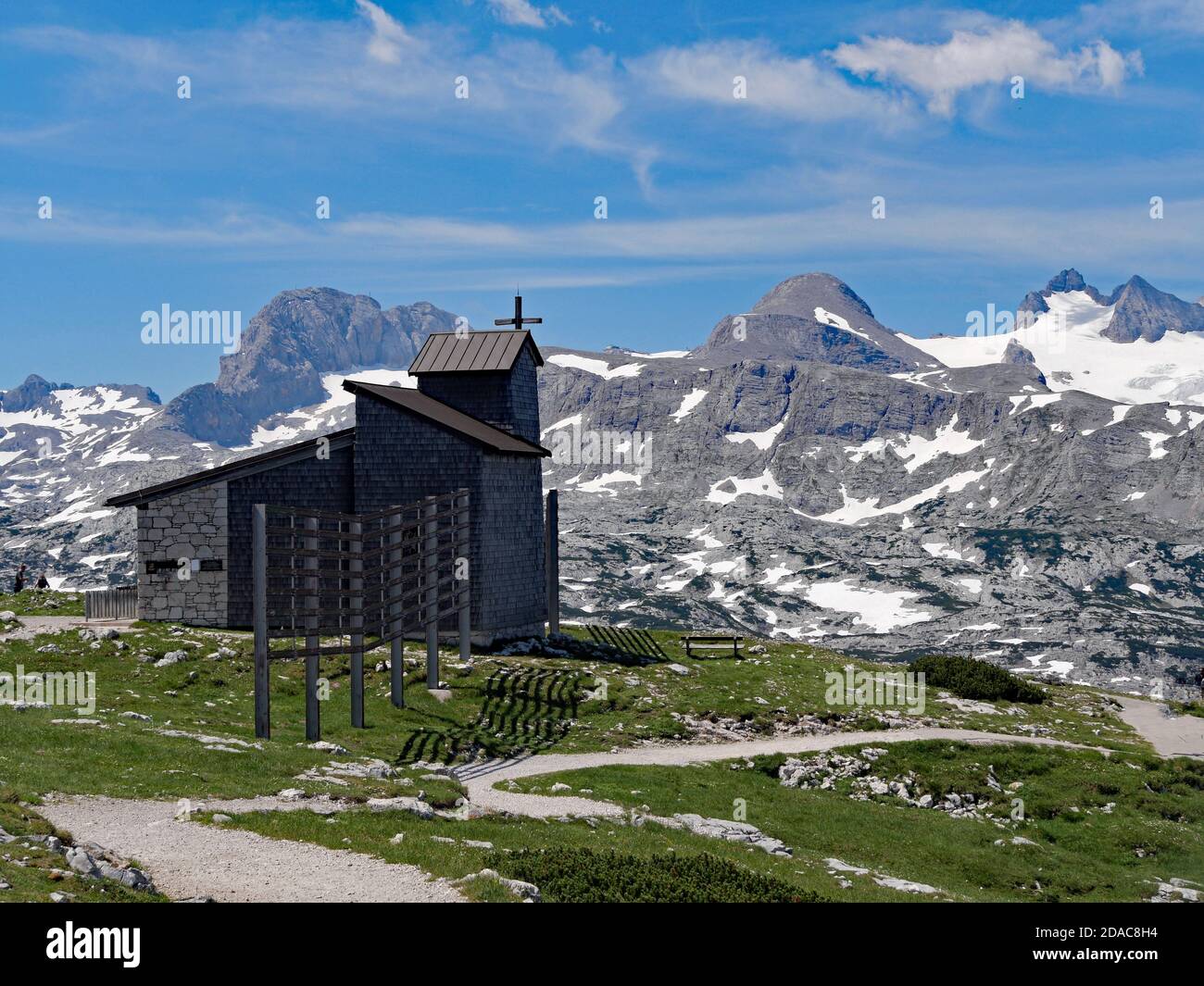 Paesaggio carsico sull'altopiano di Dachstein Foto Stock