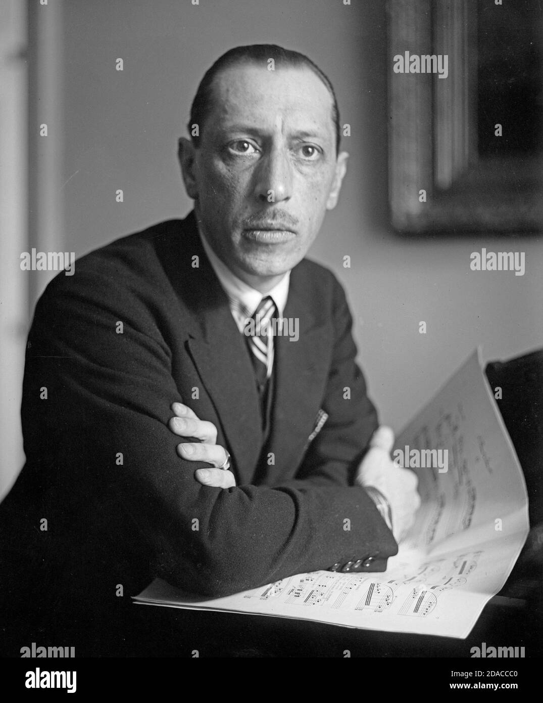 IGOR STRAVINSKY (1882-1971) compositore russo, circa 1925 Foto Stock