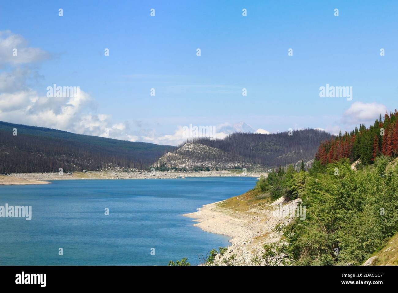 Lago di medicina nel Parco Nazionale di Jasper Foto Stock