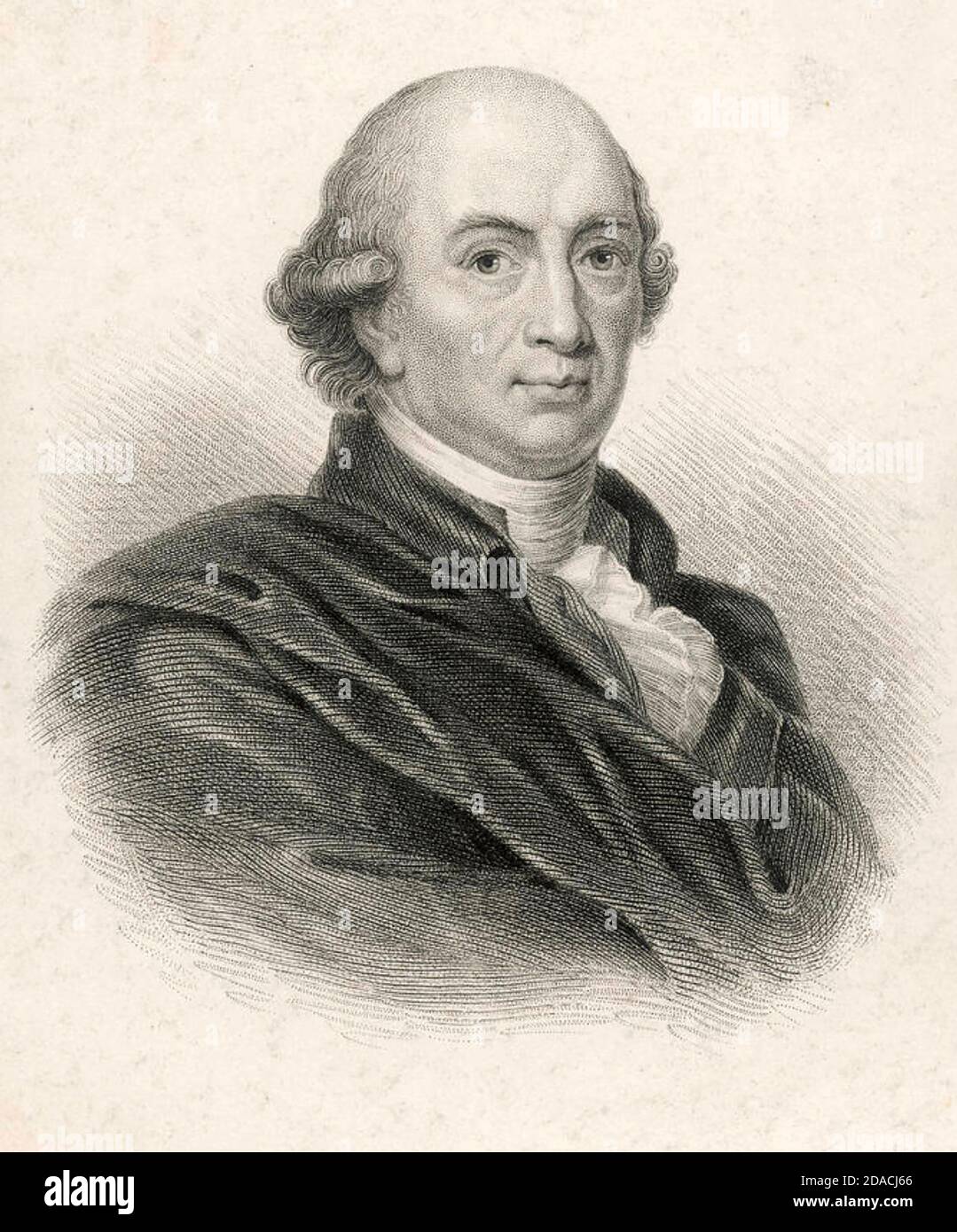 JOHANN HERDER (1744-1803) filosofo, teologo e poeta tedesco Foto Stock