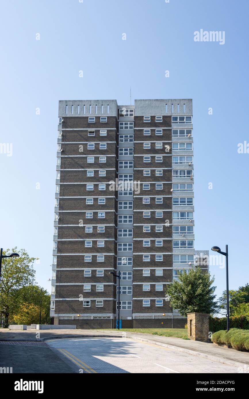 Bosworth House, Saltford Close, Erith, London Borough of Bexley, Greater London, England, Regno Unito Foto Stock