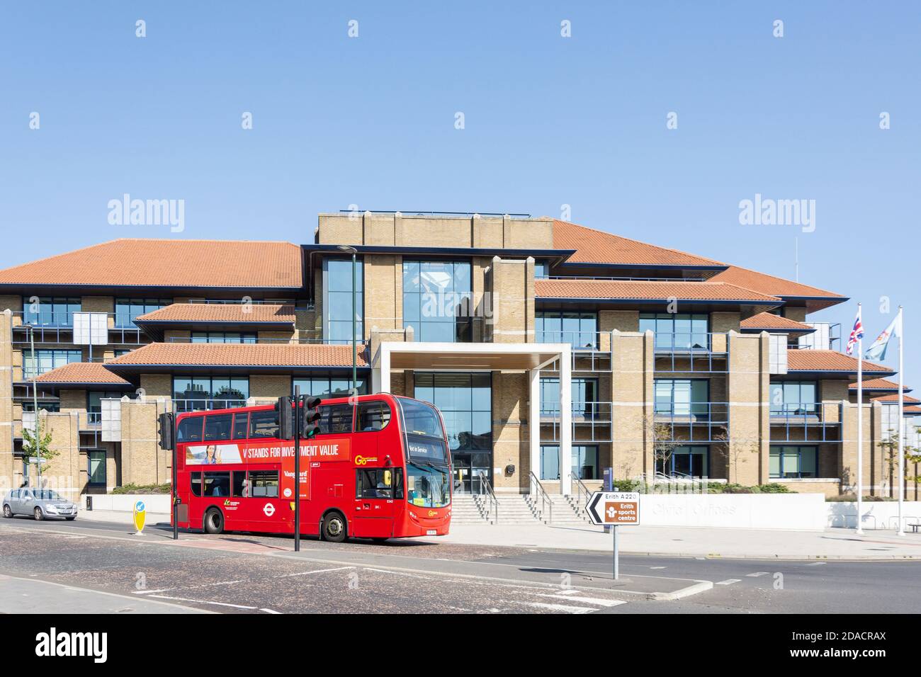 London Borough of Bexley Civic Offices, Watling Street, Bexleyheath, London Borough of Bexley, Greater London, England, United Kingdom Foto Stock
