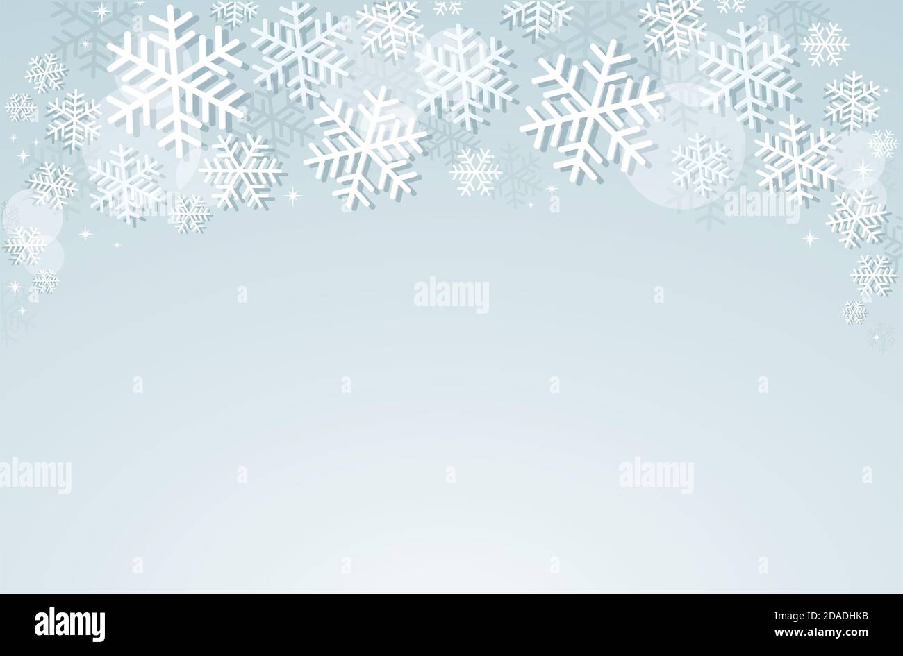 neve fiocco sfondo invernale Foto Stock